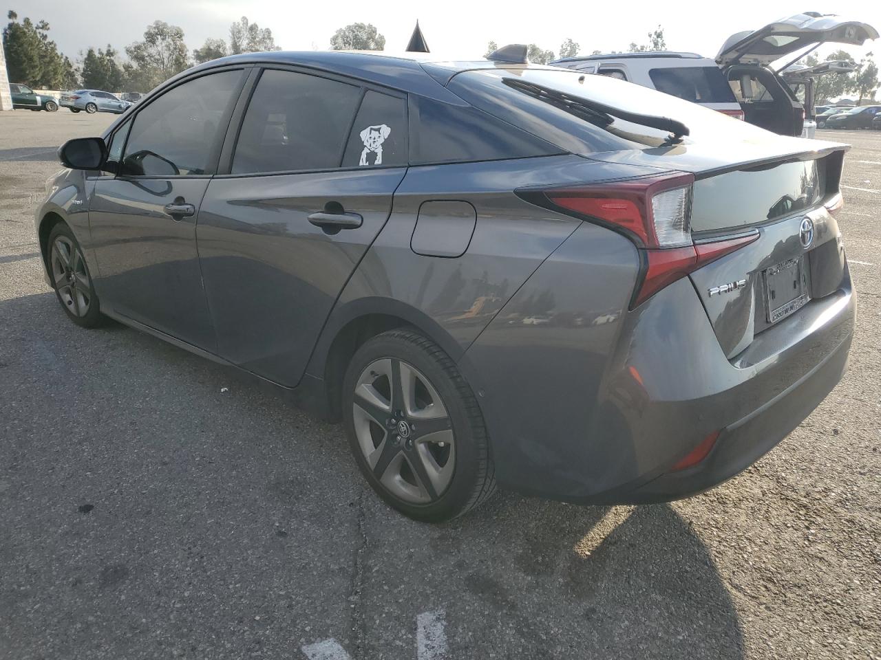 2020 Toyota Prius VIN JTDKARFU4L3117569 Copart auction photo, side damage thumbnail 2