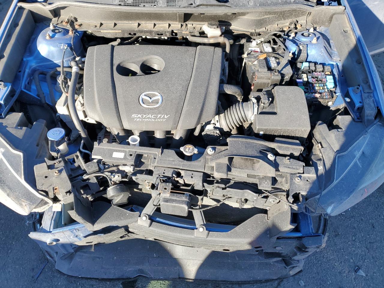 2016 Mazda CX-3 VIN JM1DKBD73G0112915 Copart auction photo, front end damage thumbnail 11