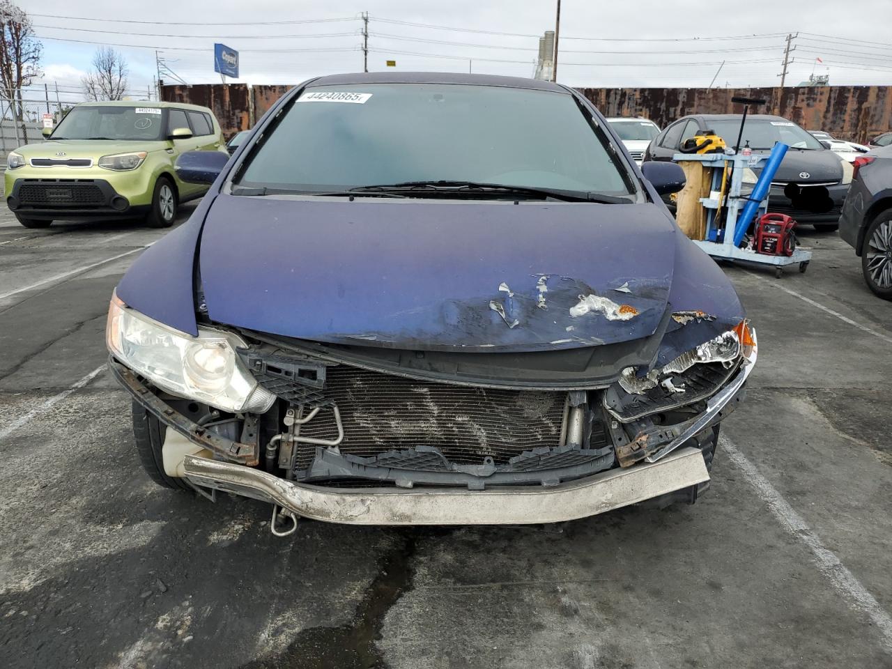 2009 Honda Civic VIN 1HGFA16529L001356 Copart auction photo, front end / rear end damage thumbnail 5