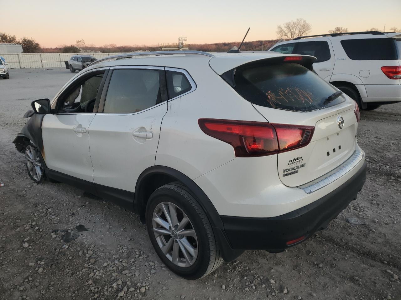 2017 Nissan Rogue VIN JN1BJ1CR9HW120722 Copart auction photo, burn - engine damage thumbnail 2