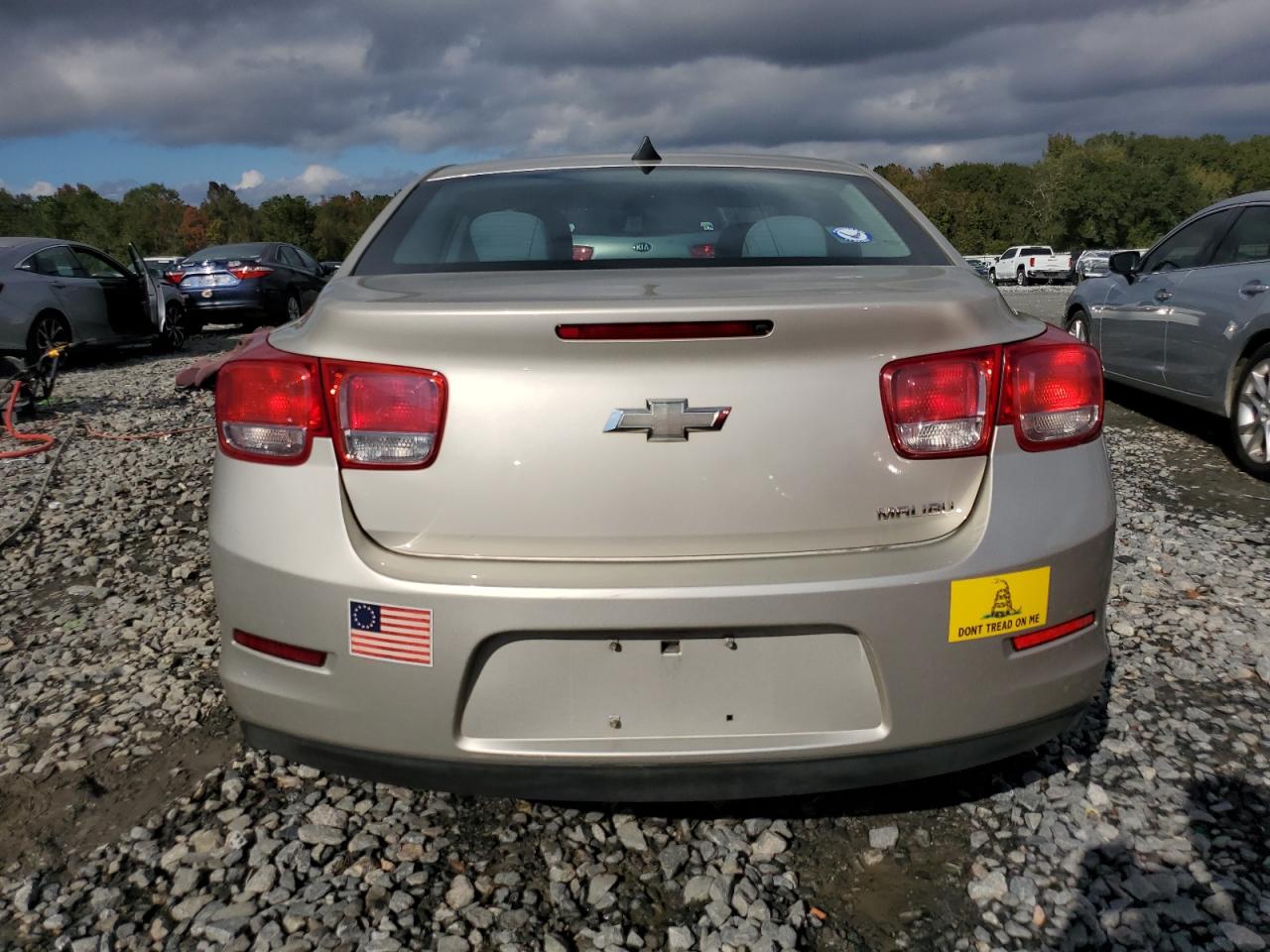 2013 Chevrolet Malibu VIN 1G11B5SA9DF166806 Copart auction photo, side / front end damage thumbnail 6
