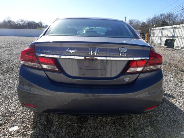 2014 Honda Civic VIN 19XFB2F50EE006608 Copart auction photo, front end / minor dent/scratches damage thumbnail 6