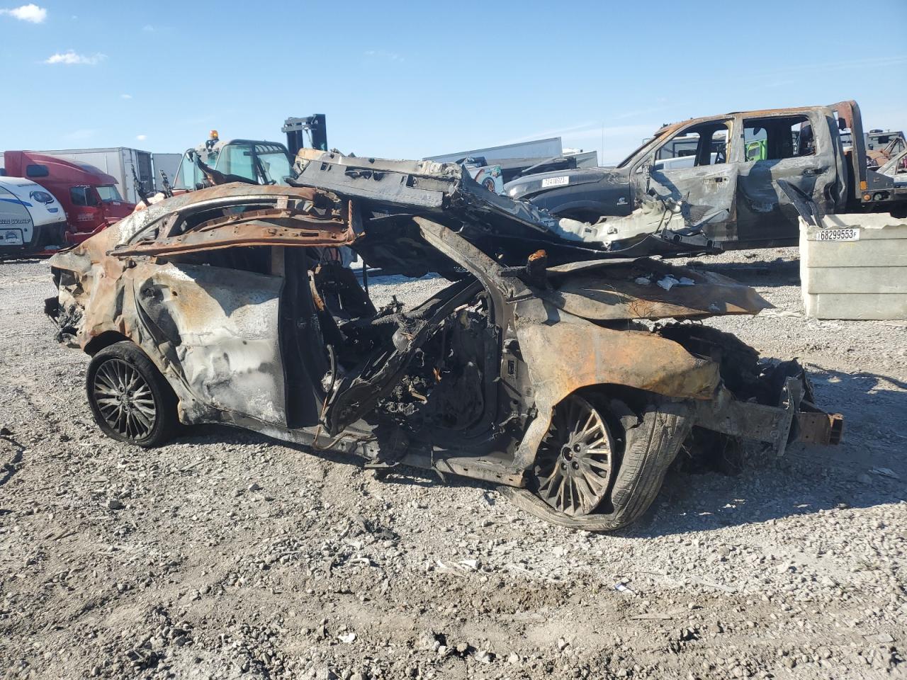 2023 KIA Forte VIN 3KPF54AD8PE564677 Copart auction photo, burn / undercarriage damage thumbnail 4