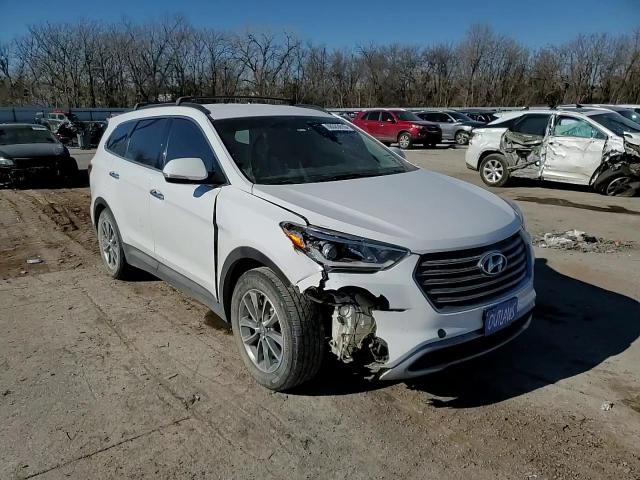 2017 Hyundai Santa Fe VIN KM8SN4HF3HU241769 Copart auction photo, front end / hail damage thumbnail 11