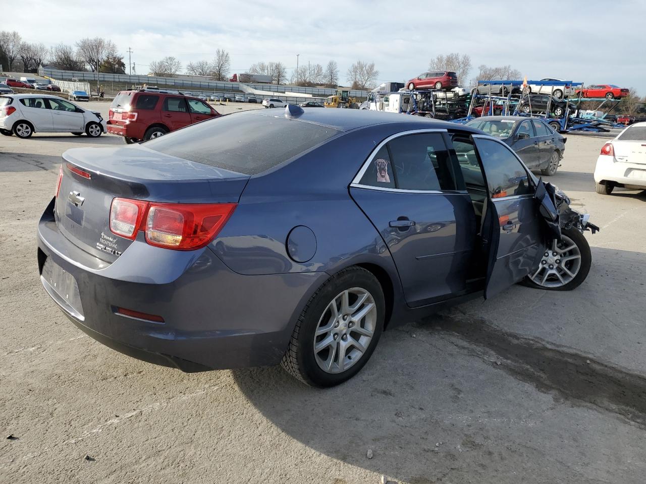 2014 Chevrolet Malibu VIN 1G11C5SL3EF226241 Copart auction photo, front end / side damage thumbnail 3
