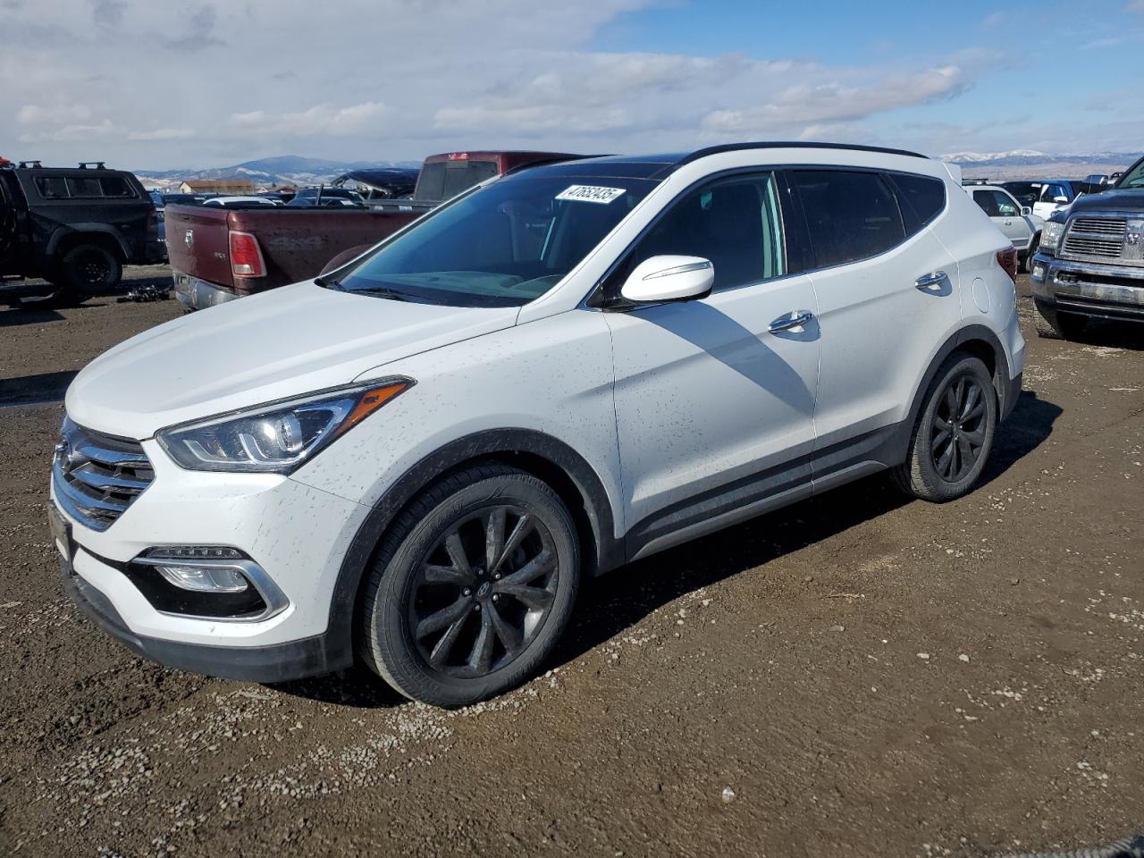 2017 Hyundai Santa Fe VIN 5XYZWDLAXHG387776