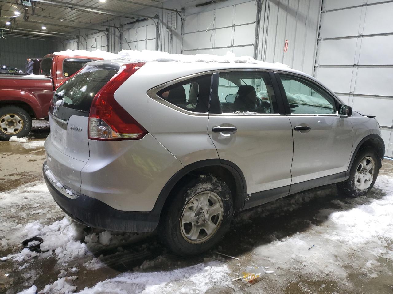 2014 Honda CR-V VIN 2HKRM4H35EH718316 Copart auction photo, front end / rear end damage thumbnail 3