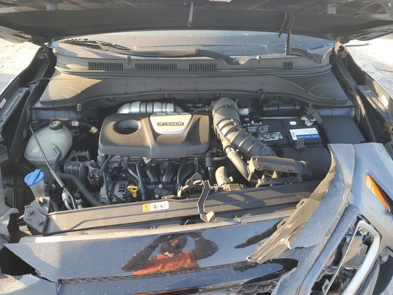 2021 Hyundai Kona VIN KM8K33A5XMU612146 Copart auction photo, front end / mechanical damage thumbnail 14