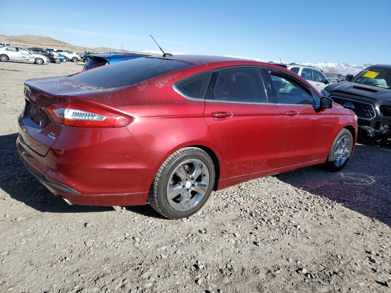 2014 Ford Fusion VIN 3FA6P0HD5ER129605 Copart auction photo, vandalism damage thumbnail 3