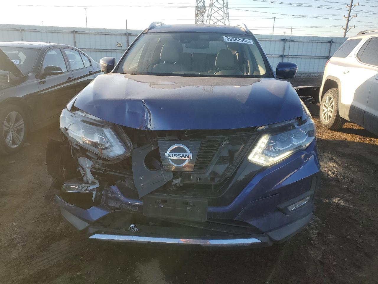 2017 Nissan Rogue VIN JN8AT2MV9HW007488 Copart auction photo, front end damage thumbnail 5