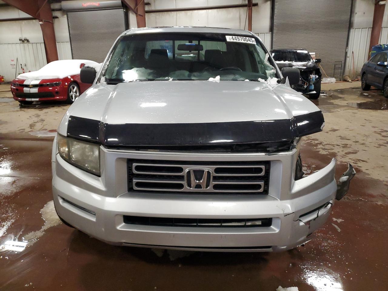 2007 Honda Ridgeline VIN 2HJYK16597H550272 Copart auction photo, side / front end damage thumbnail 5