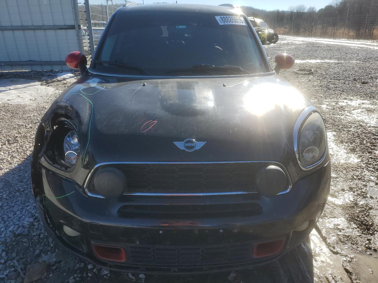 2012 MINI Cooper VIN WMWZC5C56CWM14076 Copart auction photo, front end damage thumbnail 5