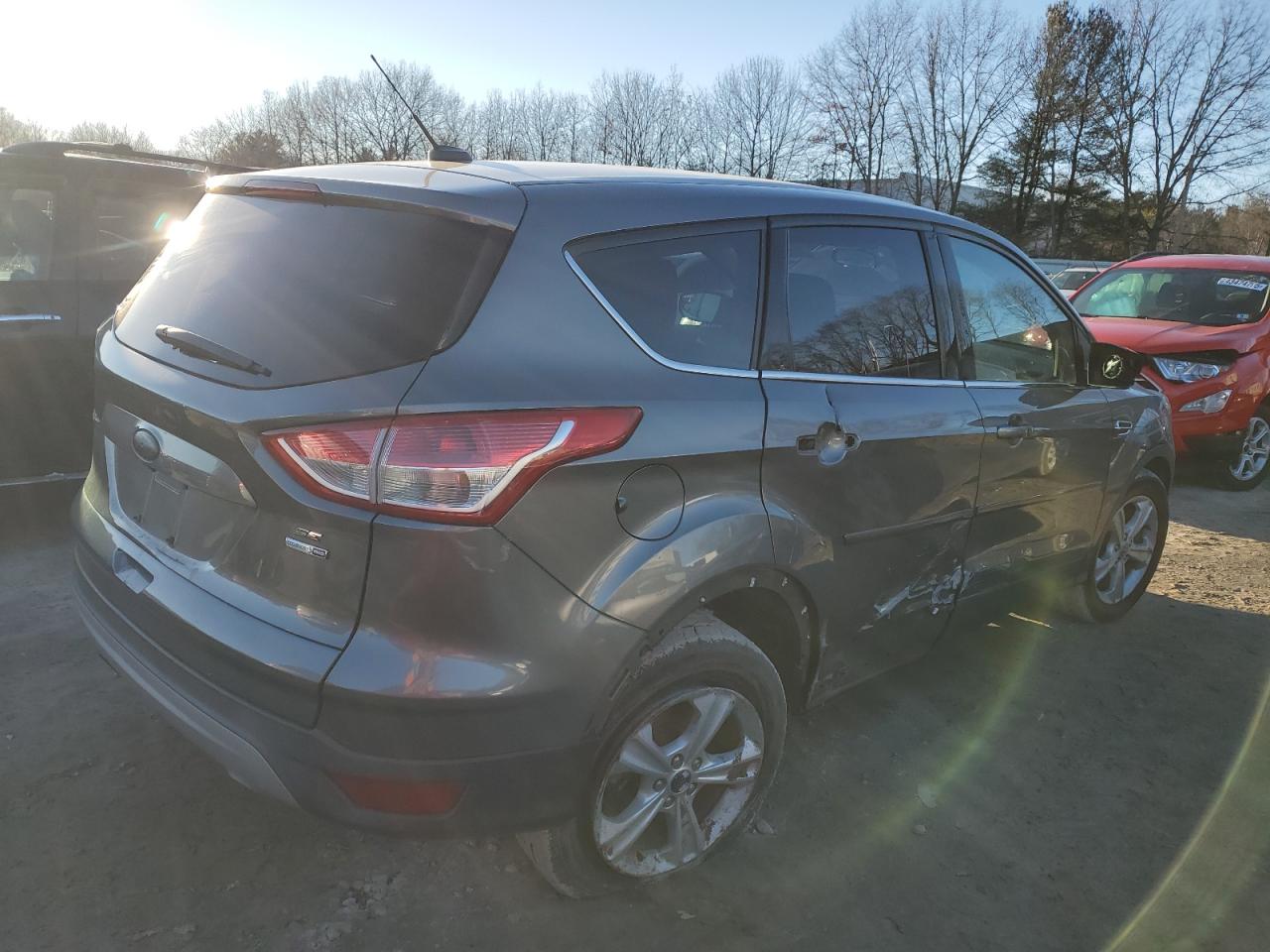 2014 Ford Escape VIN 1FMCU9GX2EUD12969 Copart auction photo, side damage thumbnail 3