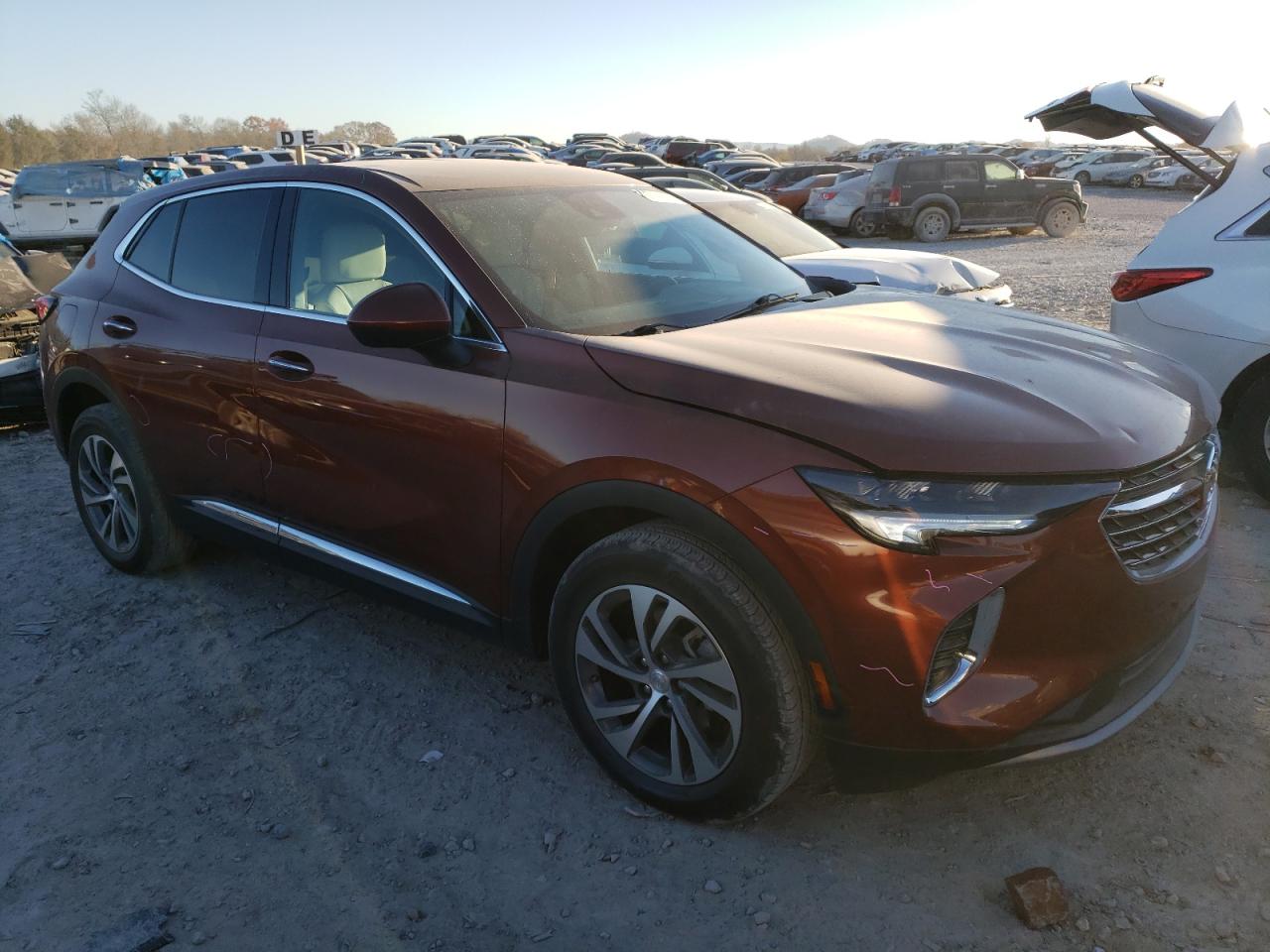 2021 Buick Envision VIN LRBFZNR40MD138928 Copart auction photo, minor dent/scratches / stripped damage thumbnail 4