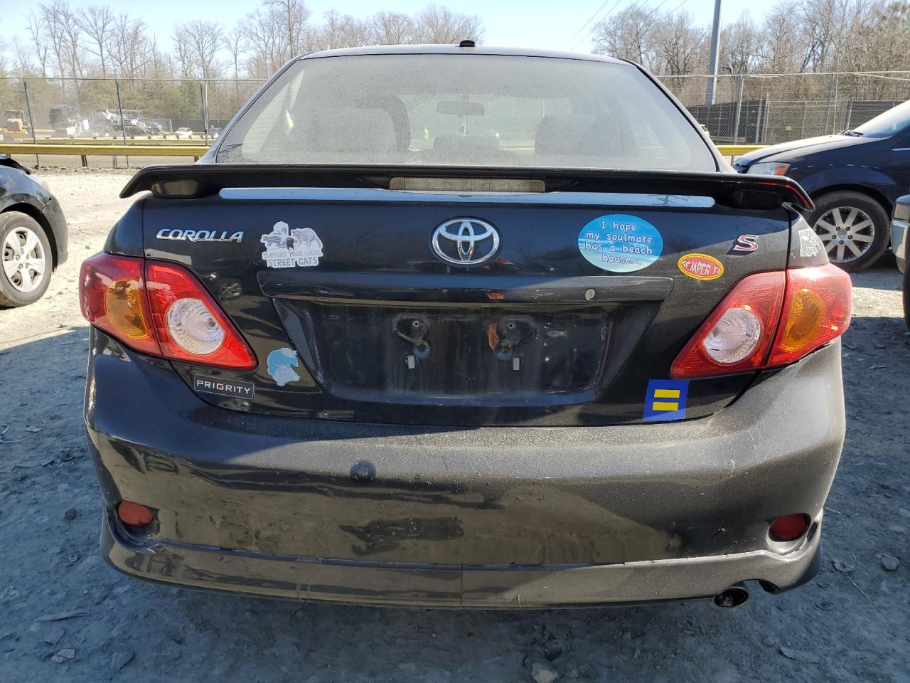 2010 Toyota Corolla VIN 2T1BU4EE3AC427589 Copart auction photo, side damage thumbnail 6