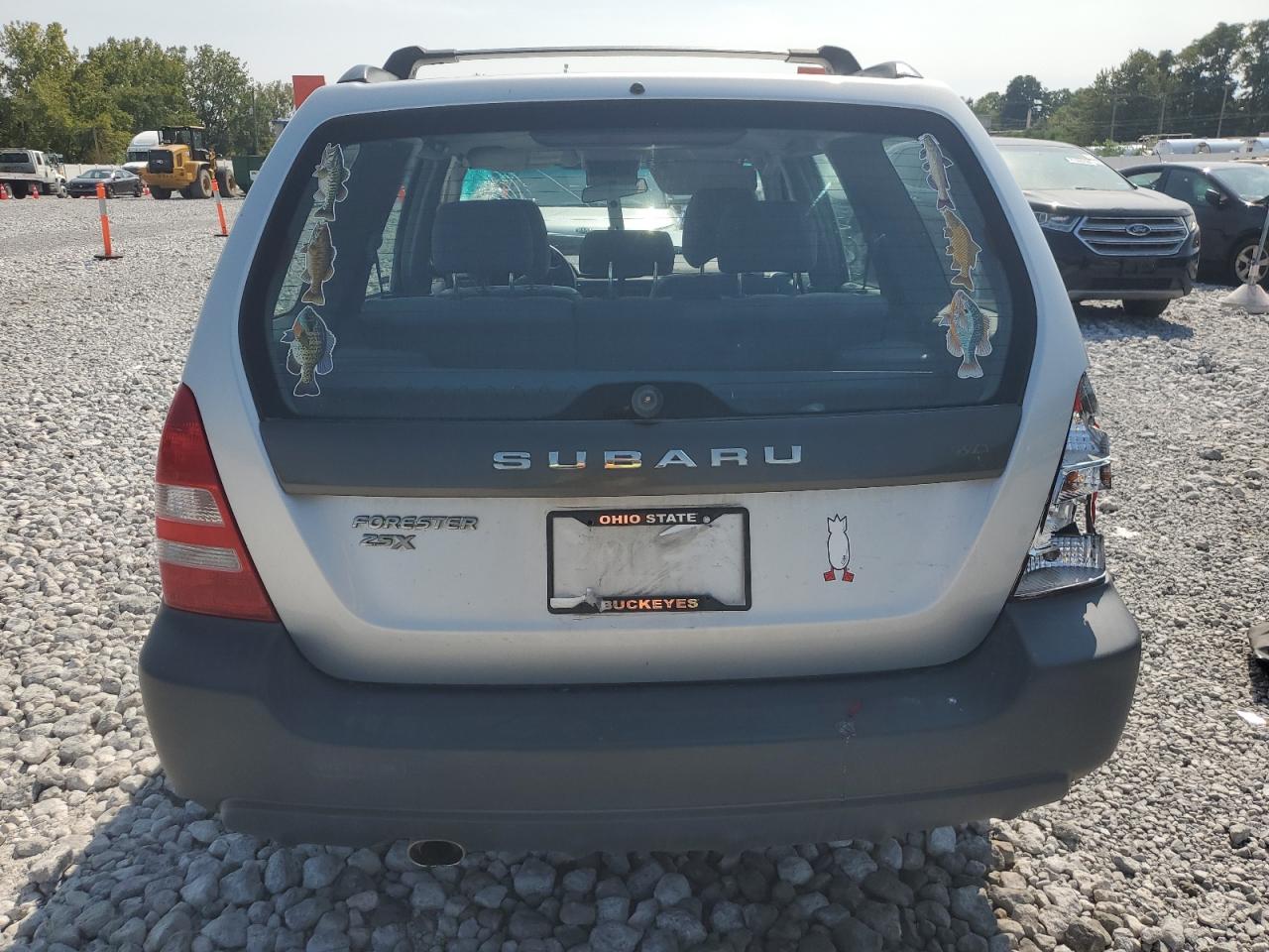 2003 Subaru Forester VIN JF1SG63683H758672 Copart auction photo, front end / side damage thumbnail 6