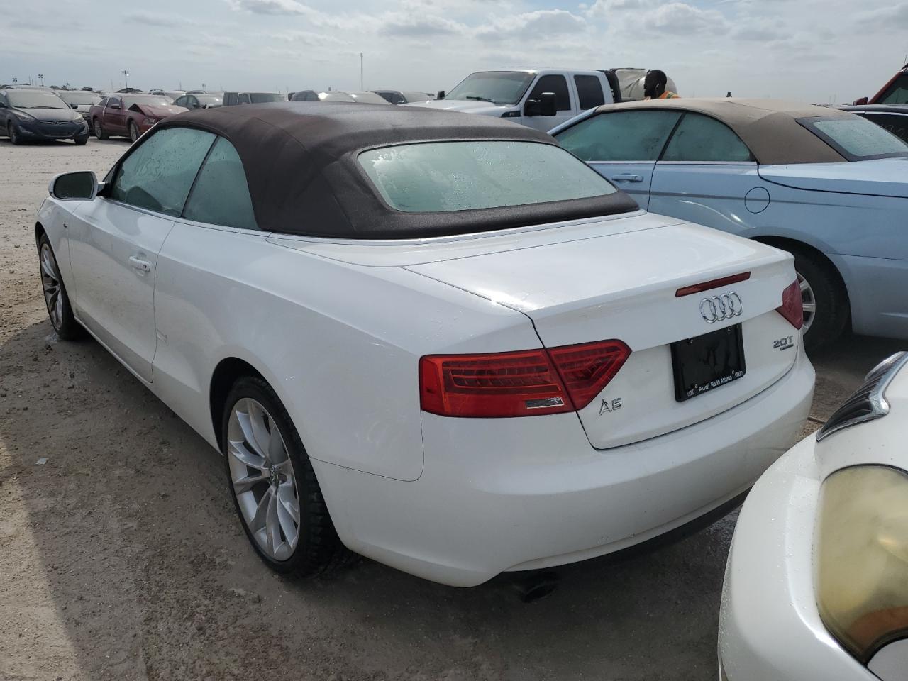 2014 Audi A5 VIN WAULFAFH1EN014267 Copart auction photo, water/flood damage thumbnail 6