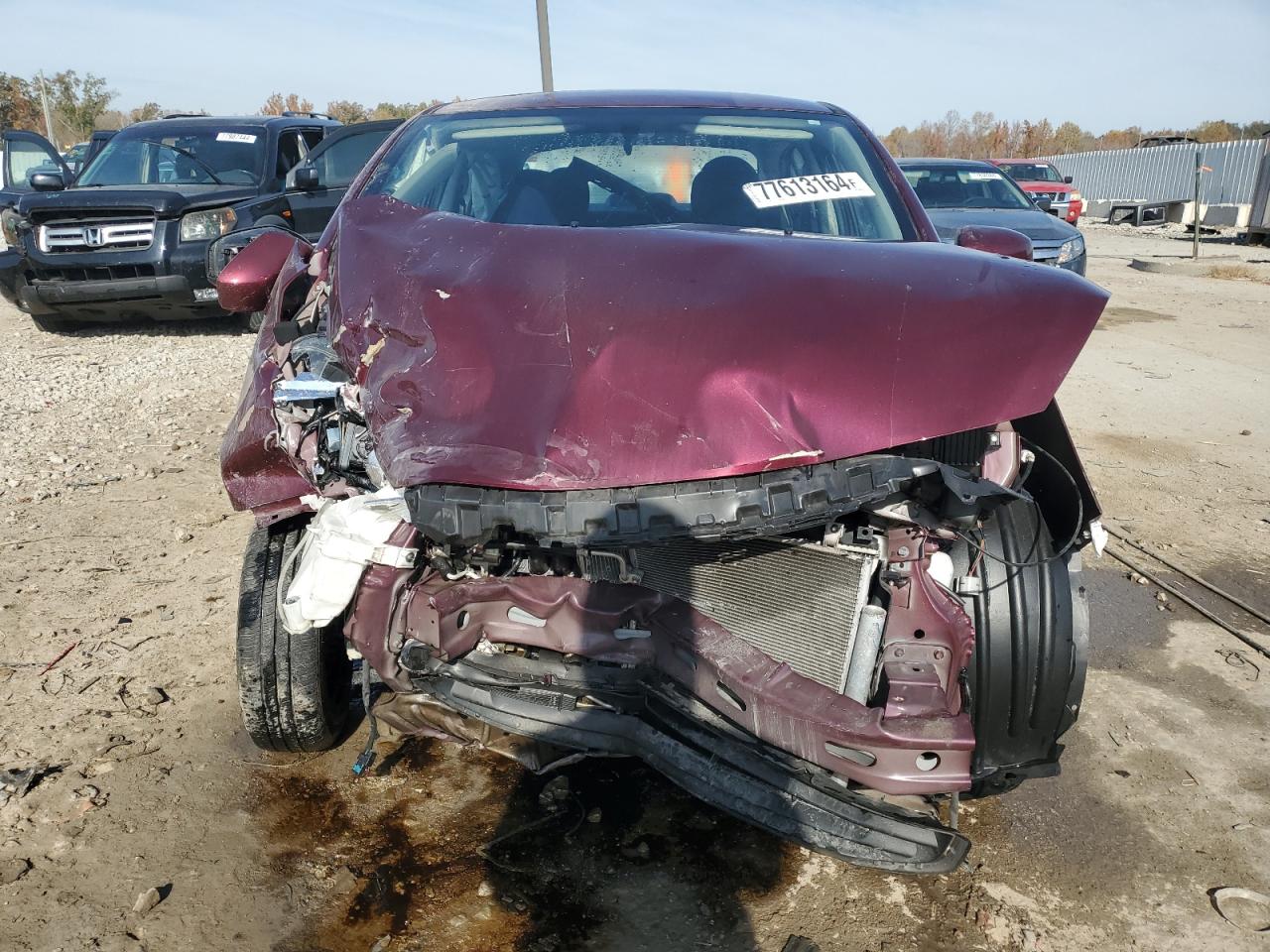2019 Mitsubishi Mirage VIN ML32F3FJ6KHF13742 Copart auction photo, front end / side damage thumbnail 5
