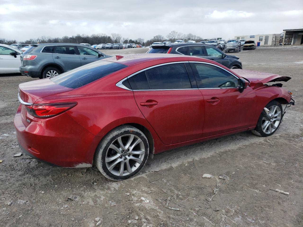 2017 Mazda 6 VIN JM1GL1V53H1123720 Copart auction photo, front end damage thumbnail 3