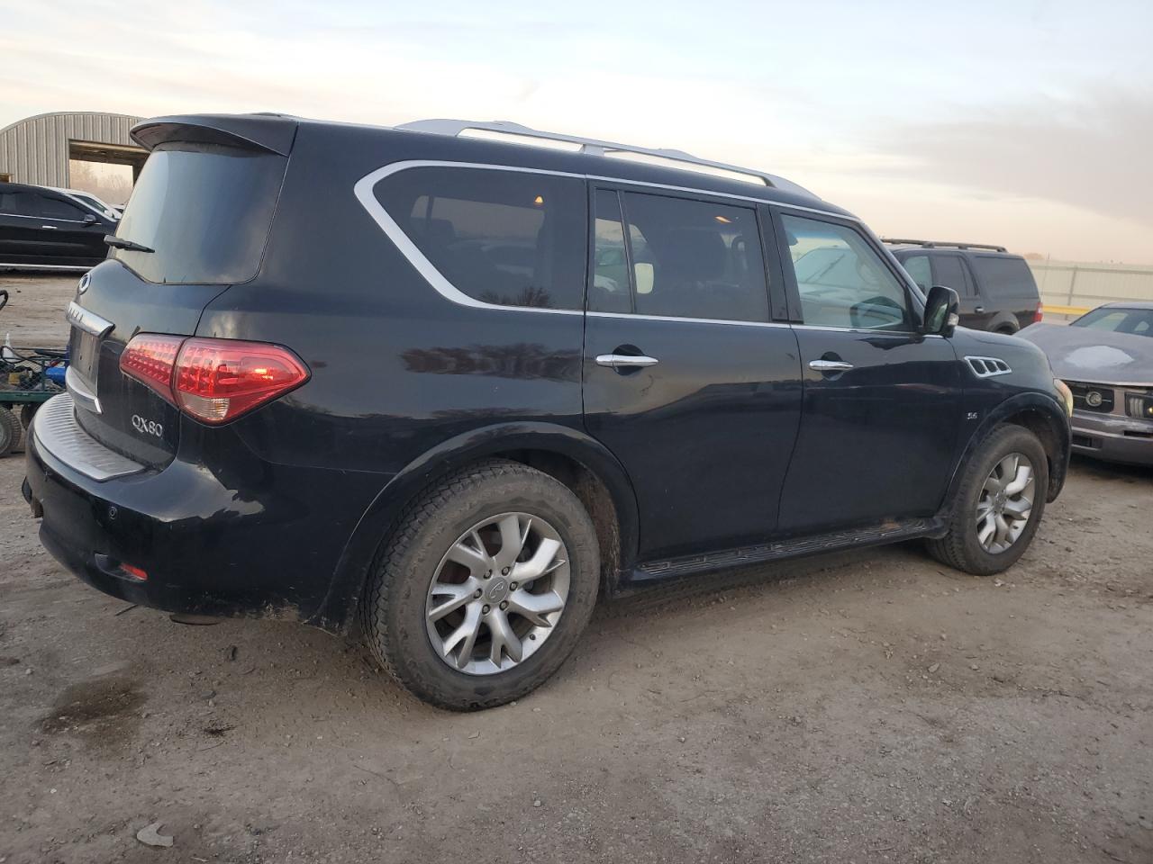2014 Infiniti QX80 VIN JN8AZ2NC5E9352118 Copart auction photo, front end damage thumbnail 3