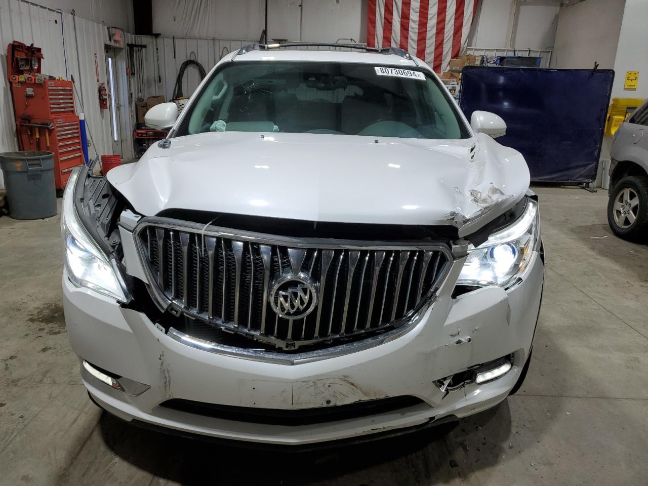 2016 Buick Enclave VIN 5GAKVCKD7GJ346094 Copart auction photo, front end damage thumbnail 5