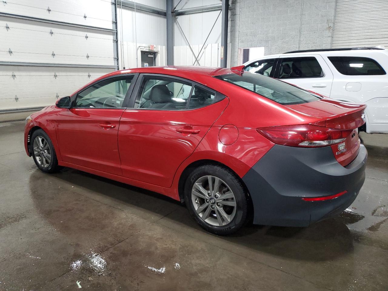 2018 Hyundai Elantra VIN 5NPD84LF1JH263216 Copart auction photo, side / front end damage thumbnail 2