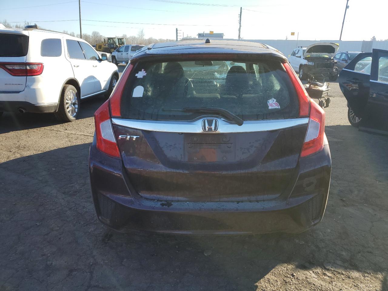 2015 Honda Fit VIN 3HGGK5H86FM730356 Copart auction photo, side damage thumbnail 6