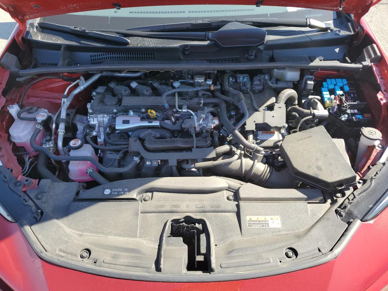 2024 Toyota Prius VIN JTDADABU1R3018548 Copart auction photo, front end / side damage thumbnail 11
