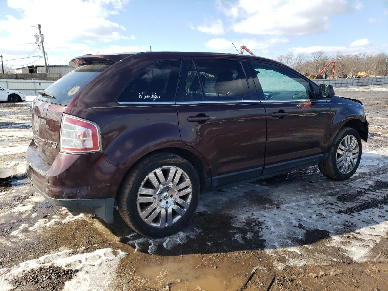 2010 Ford Edge VIN 2FMDK4KC0ABB55881 Copart auction photo, front end / rear end damage thumbnail 3