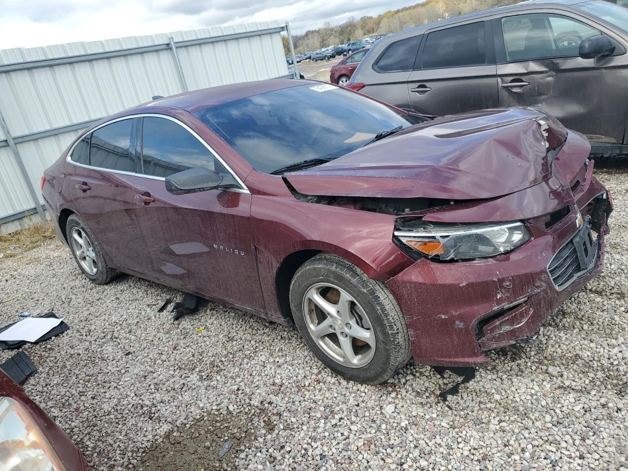 2016 Chevrolet Malibu VIN 1G1ZB5ST8GF241827 Copart auction photo, front end damage thumbnail 4