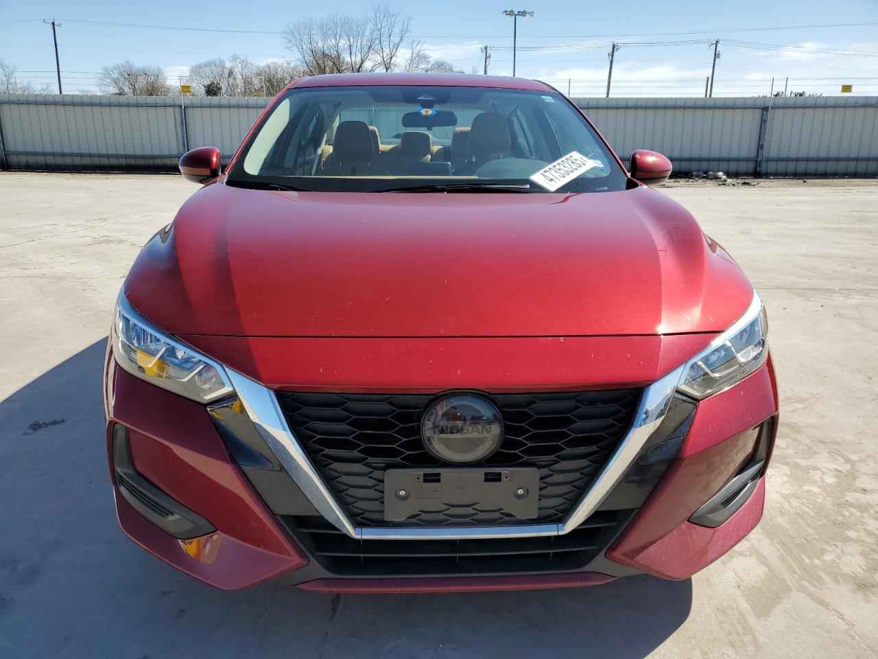 2022 Nissan Sentra VIN 3N1AB8CV4NY262303 Copart auction photo, side / hail damage thumbnail 5