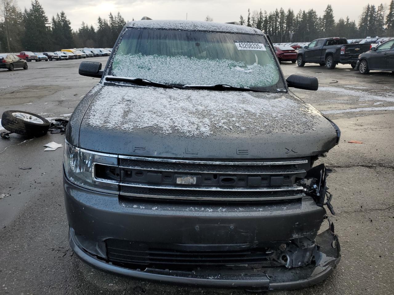 2018 Ford Flex VIN 2FMGK5B86JBA12884 Copart auction photo, front end / undercarriage damage thumbnail 5