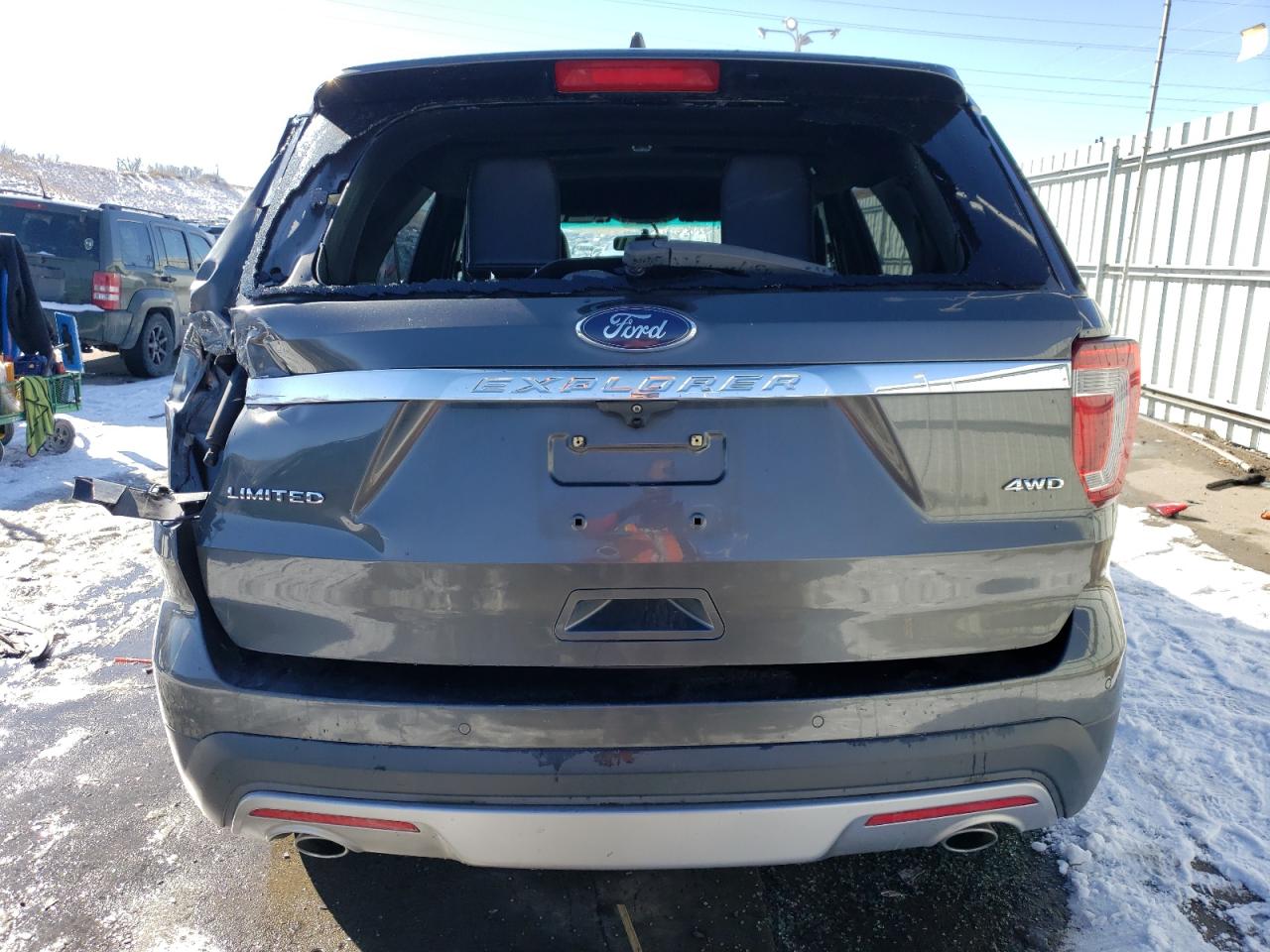2017 Ford Explorer VIN 1FM5K8F87HGB47653 Copart auction photo, side / hail damage thumbnail 6