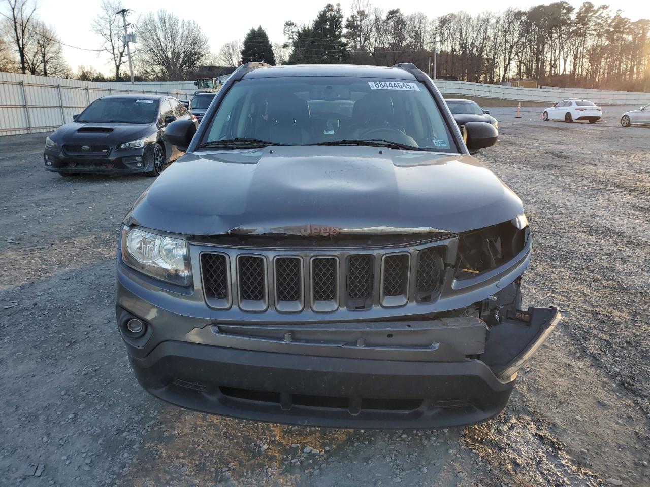 2016 Jeep Compass VIN 1C4NJCBB0GD785254 Copart auction photo, front end / side damage thumbnail 5
