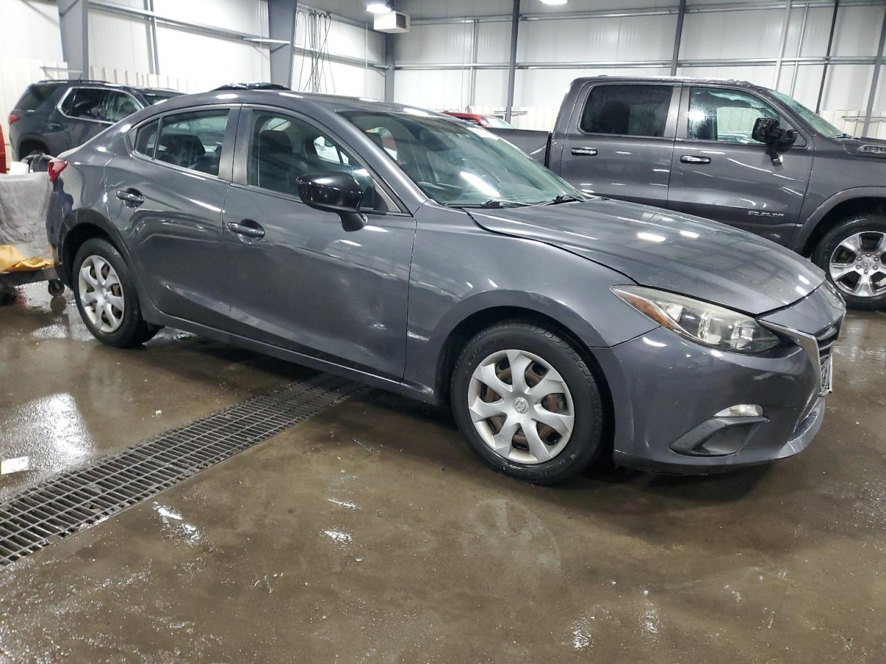 2014 Mazda 3 VIN JM1BM1T70E1156522 Copart auction photo, front end damage thumbnail 4