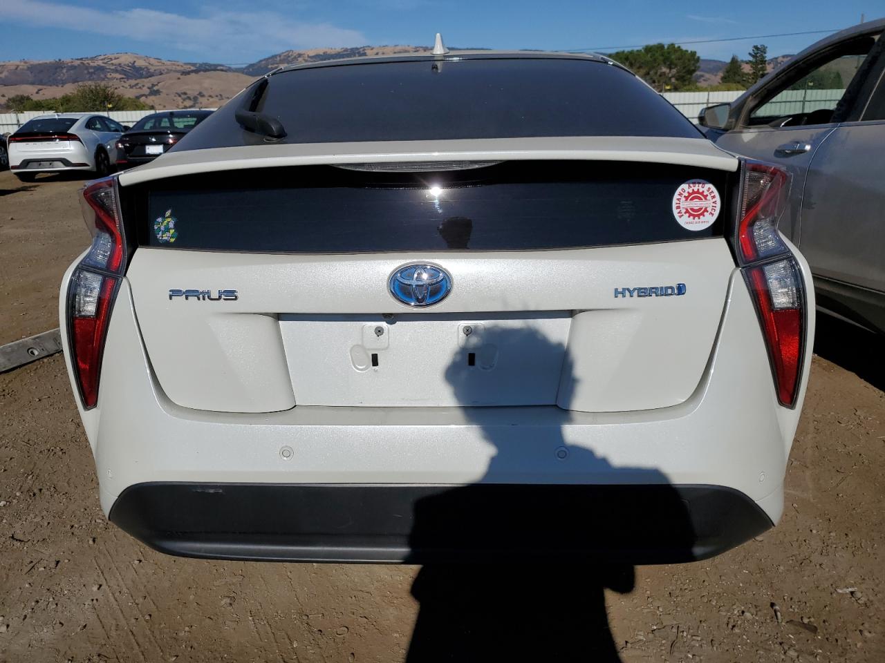 2017 Toyota Prius VIN JTDKBRFU1H3567121 Copart auction photo, side damage thumbnail 6