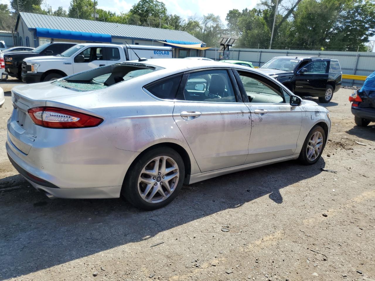 2014 Ford Fusion VIN 3FA6P0HD6ER291307 Copart auction photo, all over damage thumbnail 3
