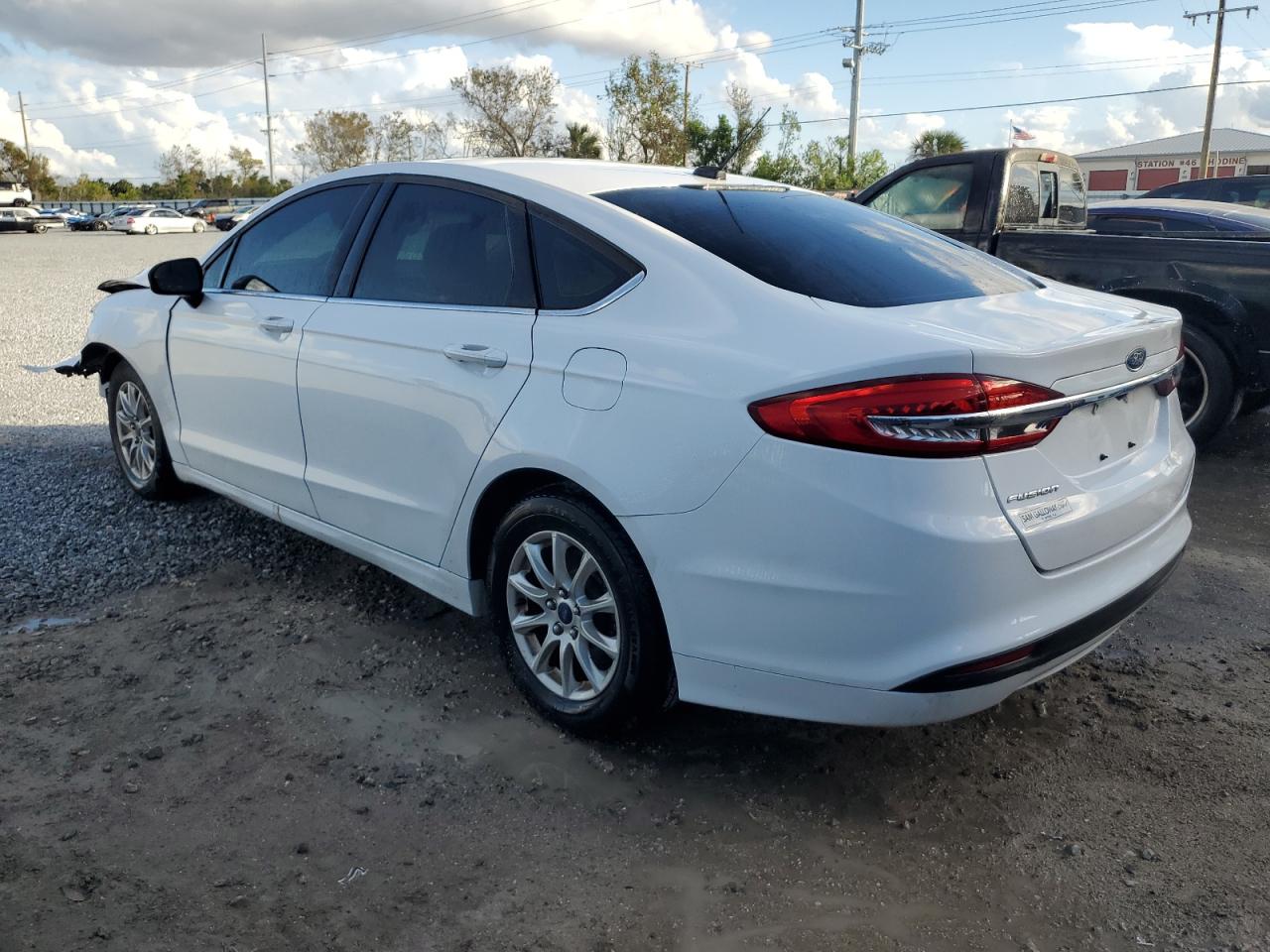 2018 Ford Fusion VIN 3FA6P0G76JR210537 Copart auction photo, front end damage thumbnail 2