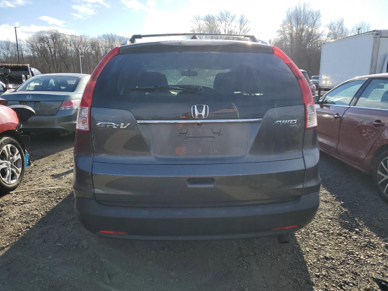 2013 Honda CR-V VIN 2HKRM4H72DH670176 Copart auction photo, all over / front end damage thumbnail 6
