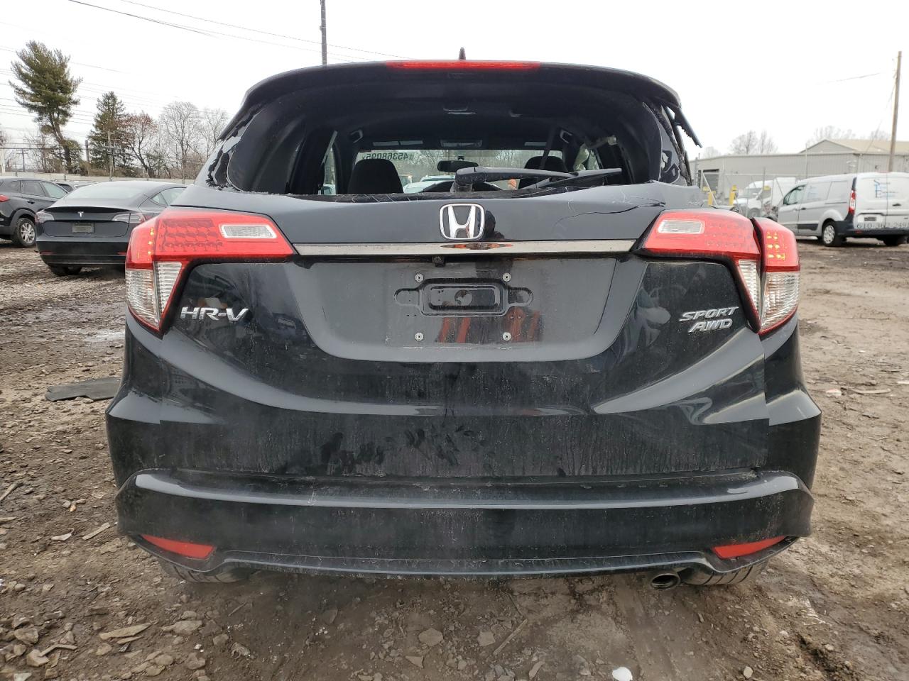 2021 Honda HR-V VIN 3CZRU6H12MM709893 Copart auction photo, front end / rear end damage thumbnail 6
