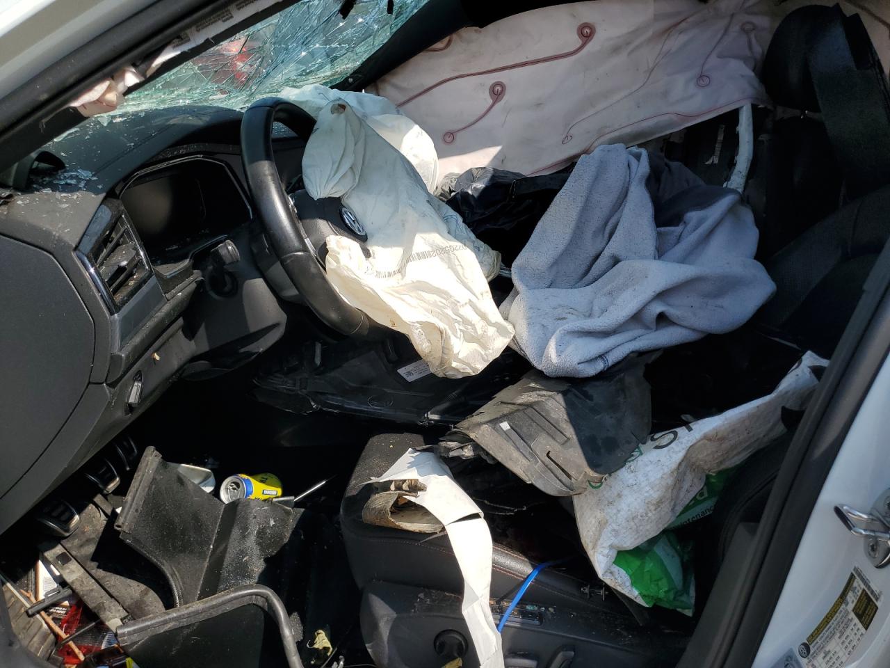 2020 Volkswagen Jetta VIN 3VW5T7BU9LM051873 Copart auction photo, all over damage thumbnail 7
