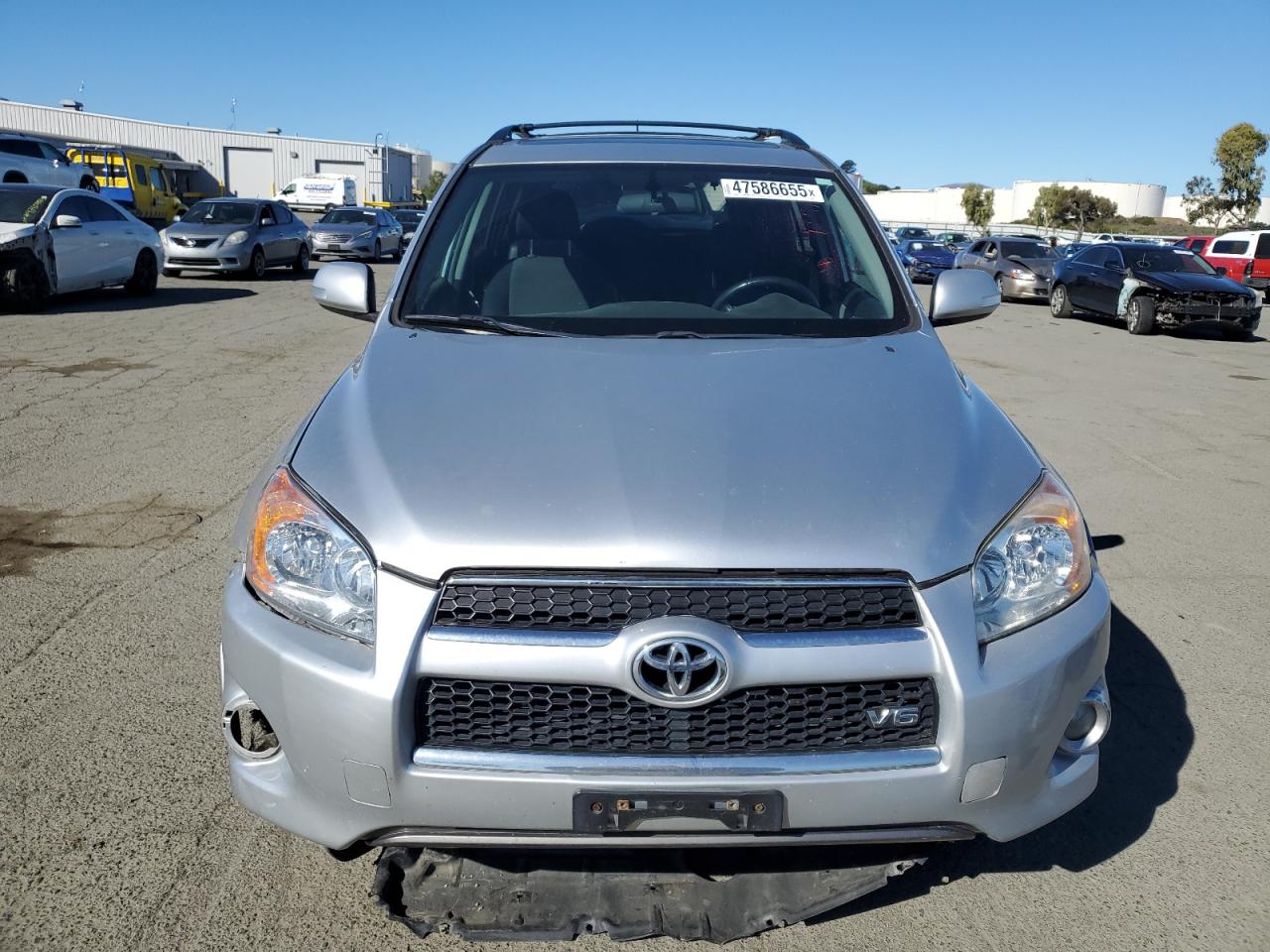 2010 Toyota RAV 4 VIN 2T3YK4DV8AW005552 Copart auction photo, front end / undercarriage damage thumbnail 5