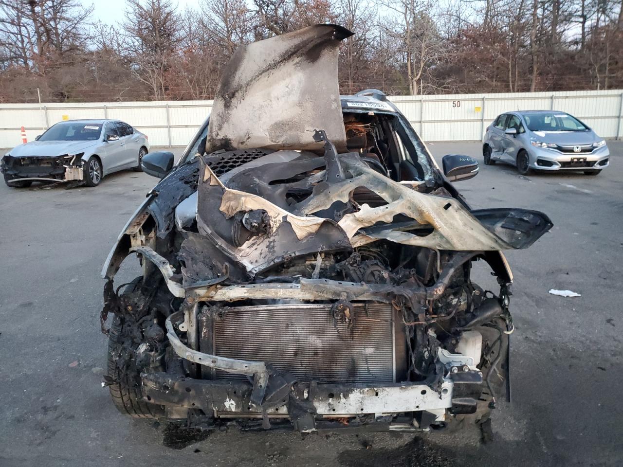 2018 Toyota RAV 4 VIN JTMJFREV6JJ233517 Copart auction photo, burn - engine / burn - interior damage thumbnail 5
