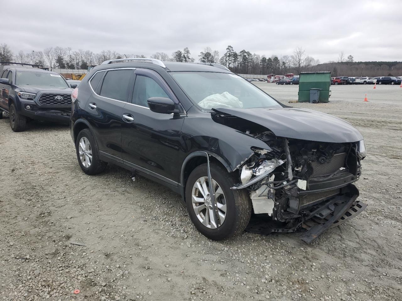 2016 Nissan Rogue VIN KNMAT2MT8GP722121 Copart auction photo, front end damage thumbnail 4