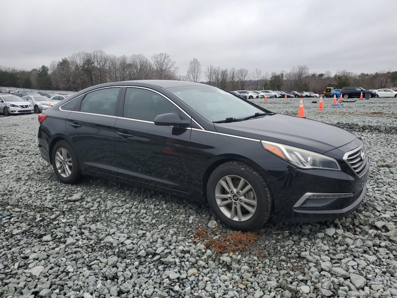 2015 Hyundai Sonata VIN 5NPE24AF9FH099472 Copart auction photo, vandalism / minor dent/scratches damage thumbnail 4