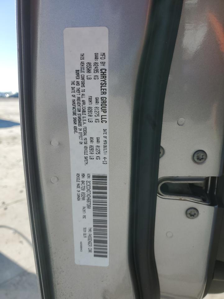 2013 Dodge Charger VIN 2C3CDXDTXDH687380 Copart auction photo, front end damage thumbnail 15