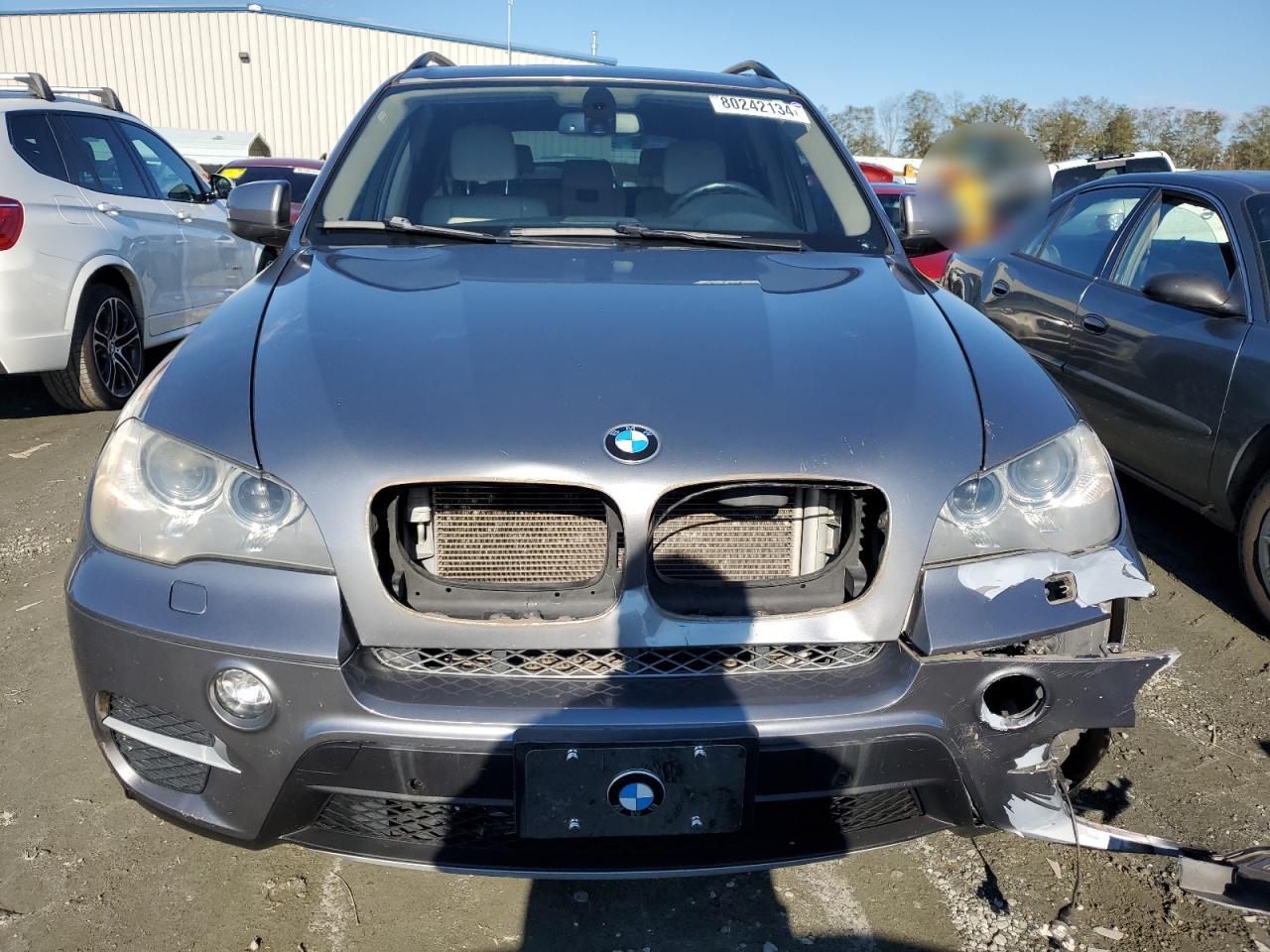 2013 BMW X5 VIN 5UXZV4C50D0E14846 Copart auction photo, front end damage thumbnail 5