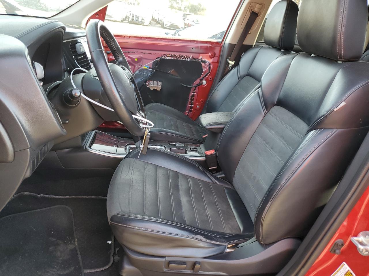 2019 Mitsubishi Outlander VIN JA4AD3A39KZ043246 Copart auction photo, front end / side damage thumbnail 7
