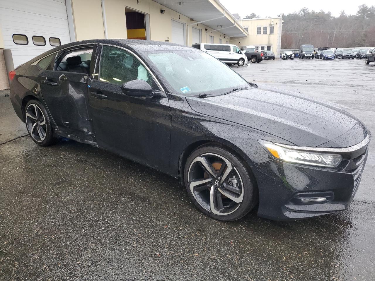 2020 Honda Accord VIN 1HGCV1F36LA141032 Copart auction photo, side / minor dent/scratches damage thumbnail 4