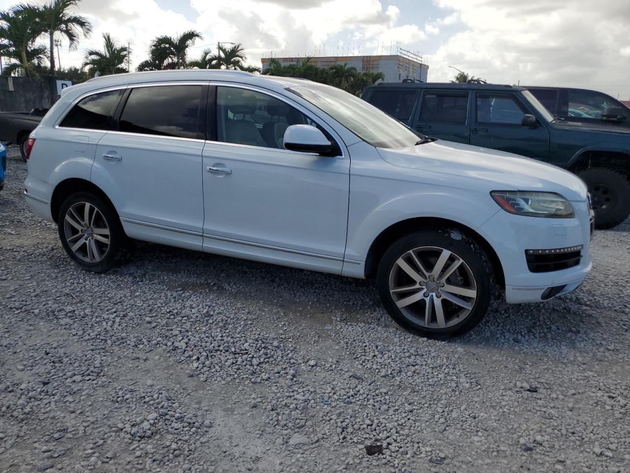 2014 Audi Q7 VIN WA1LGAFE9ED009565 Copart auction photo, mechanical damage thumbnail 4